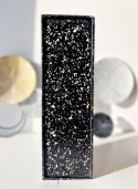 Taca na świece terrazzo black - podłużna